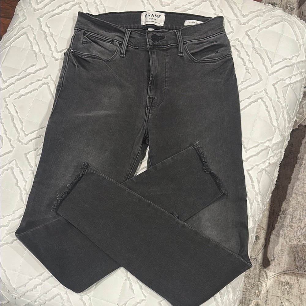 Frame Denim Charcoal Jeans